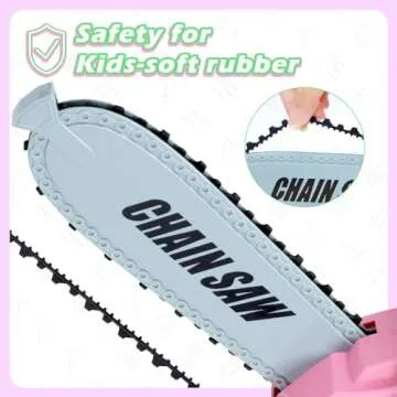 Skirtoy Toy Chainsaw for Kids, Family Day Games Pretend Play Series Kids Tool Set, Outdoor Electronic Chainsaw Toy Tool Set, STEM Preschool Toddler Tool Set, Gifts for Kids