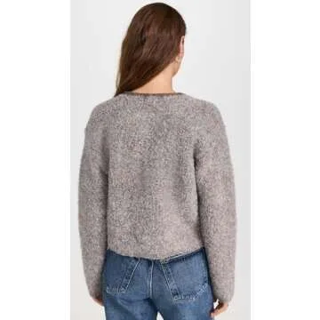 Line & Dot Women's Mayfair Sweater, Grey Multi, XS