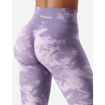 YEOREO Workout Leggings for Women Jada Scrunch Butt Lifting Leggings Seamless Screen Print Gym Yoga ...