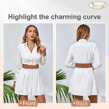 JASGOOD Women Wide Waist Belt – Stylish Vintage Design