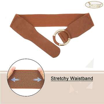 JASGOOD Women Wide Waist Belt – Stylish Vintage Design