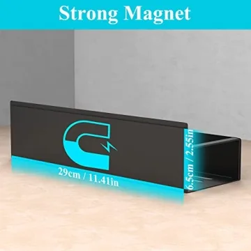 HuggieGems Magnetic Spice Storage Rack for Kitchen Organization