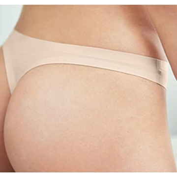 Bolivelan Women's Comfy Mid-Rise Seamless Thong Panties
