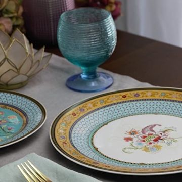 Gracie China Emperor Garden Dinner Plates – Elegant Dining Set