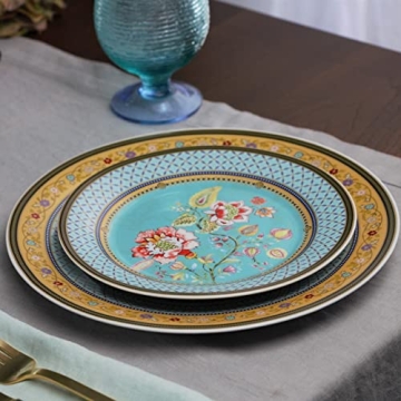 Gracie China Emperor Garden Dinner Plates – Elegant Dining Set