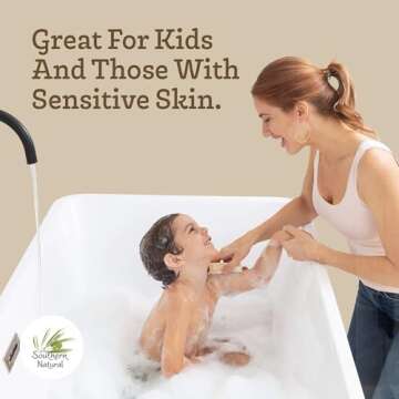 Southern Natural Goat Milk Soap Bar (Variety 3 Pack) Lavender, Southern Bell, Honey Almond - For Dry...