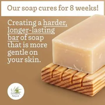 Southern Natural Goat Milk Soap Bar (Variety 3 Pack) Lavender, Southern Bell, Honey Almond - For Dry Sensitive Skin. Great For Face and Body. (Each Bar 4-4.5 oz)