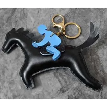 jeunecheval Cute Bag Pendant for Women Purse Car Keychain Handmade Accessory