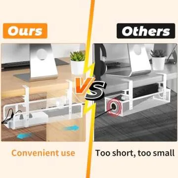 Under Desk Cable Management Tray for Home and Office