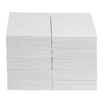 Amazon Basics Blank 1000 Index Cards, 500 Count (Pack of 2), White, 4'' x 6''