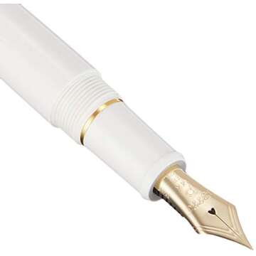 Platinum Fountain Pen #3776 Century (Extra Fine, Chenonceau White)