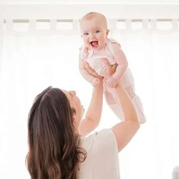 Happiest Baby Sleepea 5-Second Swaddle - 100% Organic Cotton Baby Swaddle Blanket - Doctor Designed Promotes Healthy Hip Development (Rose Stars, Large)