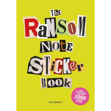 The Ransom Note Sticker Book with Thousands of Letter Stickers