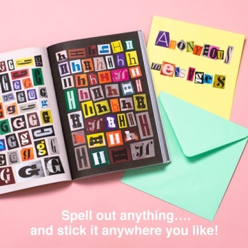The Ransom Note Sticker Book with Thousands of Letter Stickers