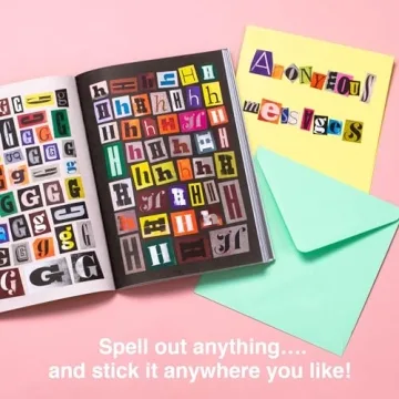 The Ransom Note Sticker Book with Thousands of Letter Stickers