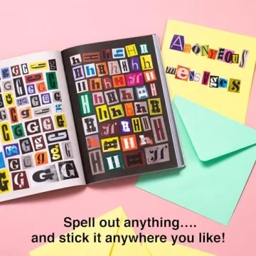 The Ransom Note Sticker Book with Thousands of Letter Stickers