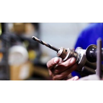 High-Speed Steel Drill Bit Set with Black and Gold Finish