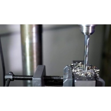 High-Speed Steel Drill Bit Set with Black and Gold Finish