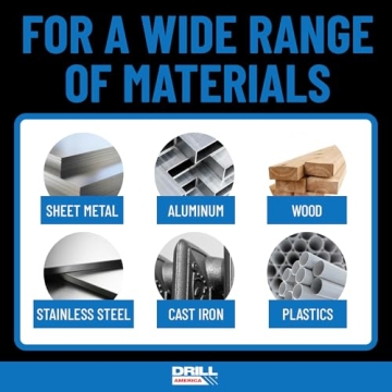 High-Speed Steel Drill Bit Set with Black and Gold Finish