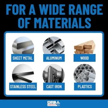 High-Speed Steel Drill Bit Set with Black and Gold Finish