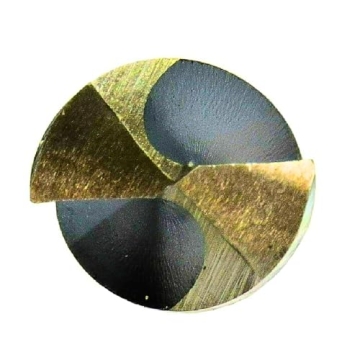 High-Speed Steel Drill Bit Set with Black and Gold Finish