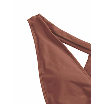 Lilosy Sexy Lace Up Plunge Neck Backless Bikini - Stunning Fit