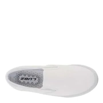Lugz | Clipper Casual Sneakers for Men | Slip On Shoes For Men | Everyday Men Footwear, White, 9.5