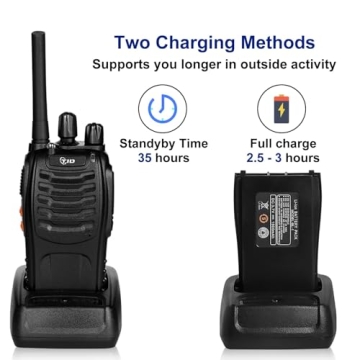 TIDRADIO TD-V2 Walkie Talkies for Long Range Communication