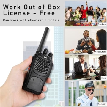 TIDRADIO TD-V2 Walkie Talkies for Long Range Communication