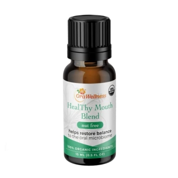 OraWellness Nut Free Healthy Mouth Blend Organic Toothpaste & Mouthwash Alternative Tooth Oil, Natur...