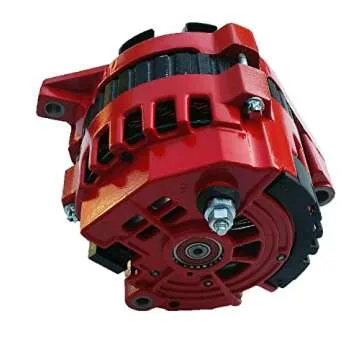 fits from 1965 to 1980 RED ALTERNATOR FOR GM CHEVROLET ONE 1-WIRE 220 HIGH AMP Alternator and it com...
