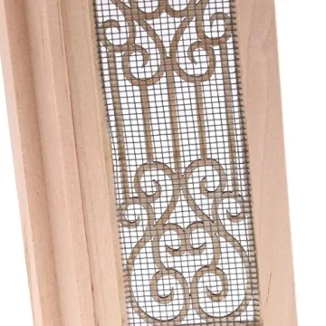 Homyl Miniature Wood Door for Dollhouses & DIY