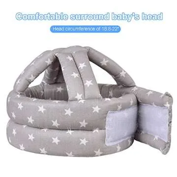 TORASO Baby Helmet, Baby Infant Head Helmet for Crawling, Head Cushion Bumper Bonnet, Soft Headguard...