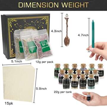 Witchcraft Supplies Kit for Beginners Experienced Witches