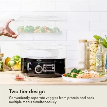 BELLA Electric Food Steamer for Healthy Cooking & Meal Prep