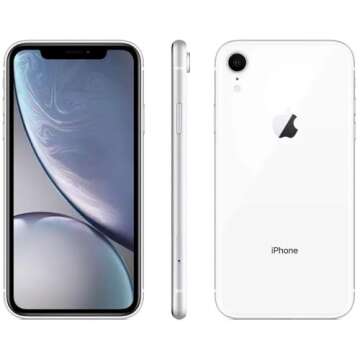 Apple iPhone XR, 128GB, White - For T-Mobile (Renewed)
