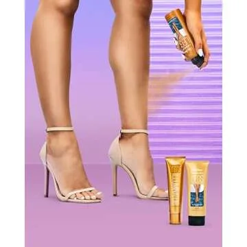 Flawless Spray-On Leg Makeup for a Stunning Glow