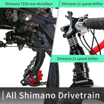 EUROBIKE 21 Speed Road Bike with Disc Brakes