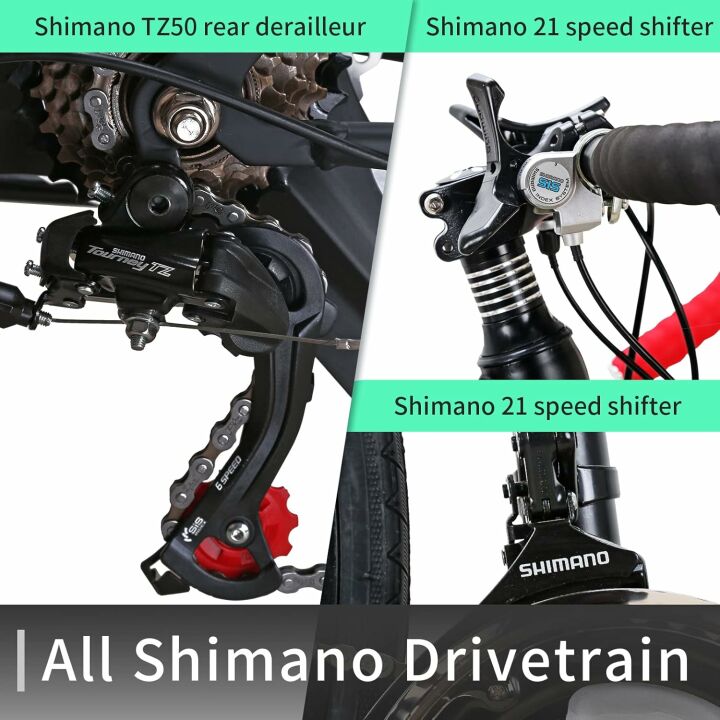 EUROBIKE 21 Speed Road Bike with Disc Brakes