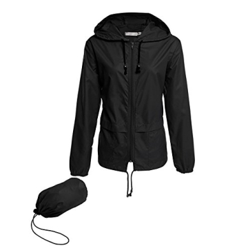 AVOOGUE Lightweight Waterproof Raincoat for Women  - Stylish & Packable