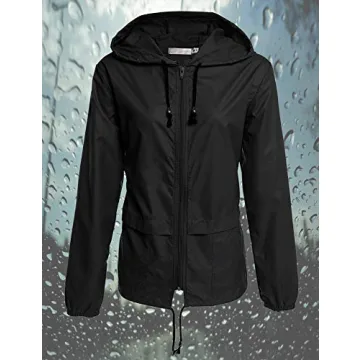 AVOOGUE Lightweight Waterproof Raincoat for Women  - Stylish & Packable
