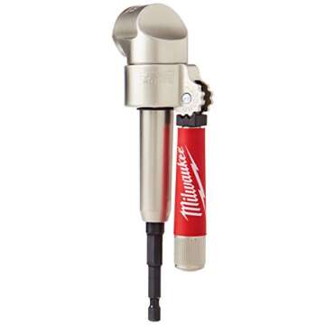 MILWAUKEE ELECTRIC TOOL 49-22-8510 Milwaukee Kit Right Angle Attachment, 9.5" x 1.75" x 6"