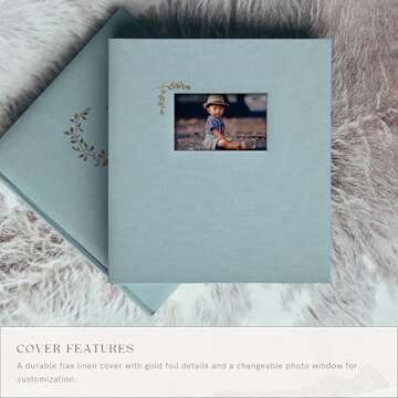Elegant Premium Photo Album Holds 500 4x6 Photos