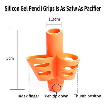 KOABBIT Pencil gripper kids/toddler handwriting aid tools for beginners,Pencil Holder for preschoole...