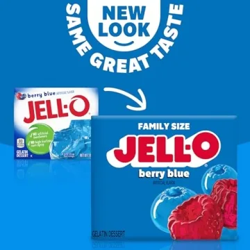 Jell-O Berry Blue Gelatin Mix - Delicious & Fun!