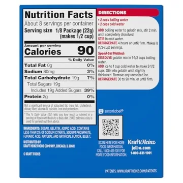 Jell-O Berry Blue Gelatin Mix - Delicious & Fun!