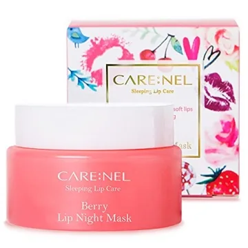 CARENEL Berry Lip Sleeping Mask 23g - Lip gloss and Moisturizers Long lasting Night Treatments Lip c...