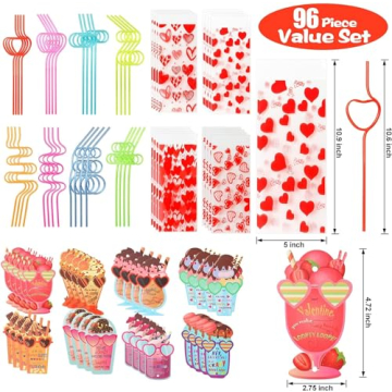 JELMOK Valentines Day Cards for Kids School 32 Set