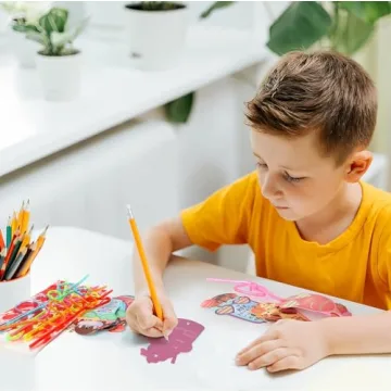 JELMOK Valentines Day Cards for Kids School 32 Set