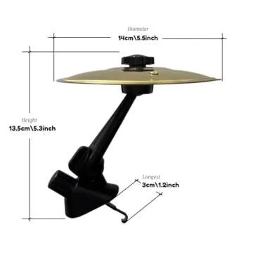 Car Drum Cymbal Air Vent Fun Musical Gadget for Drivers